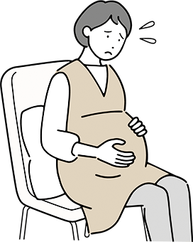 お悩みの女性